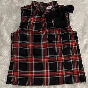 J. Crew Sleeveless Holiday Blouse